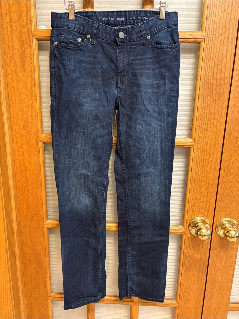 EUC Calvin Klein Jeans Women's Dark Indigo Straight Leg Jeans